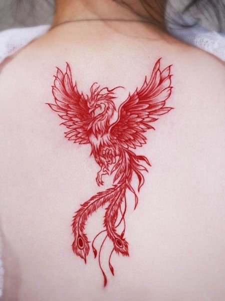 40 Feminine Phoenix Tattoo Ideas for Women & Meaning