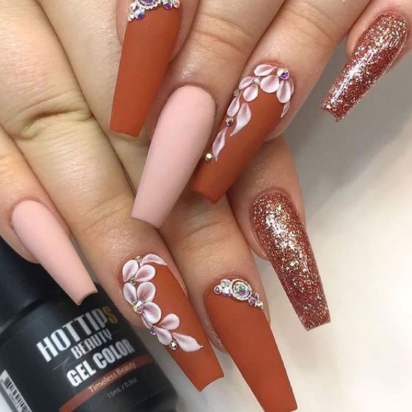 Thanksgiving shop nails color