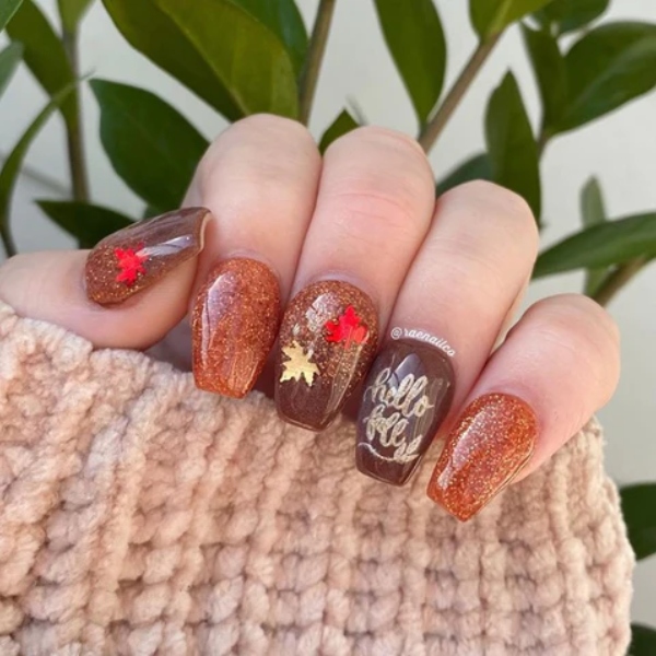 Thanksgiving Dip Nails (1)