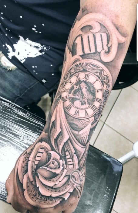 Time Is Money Tattoo (1)