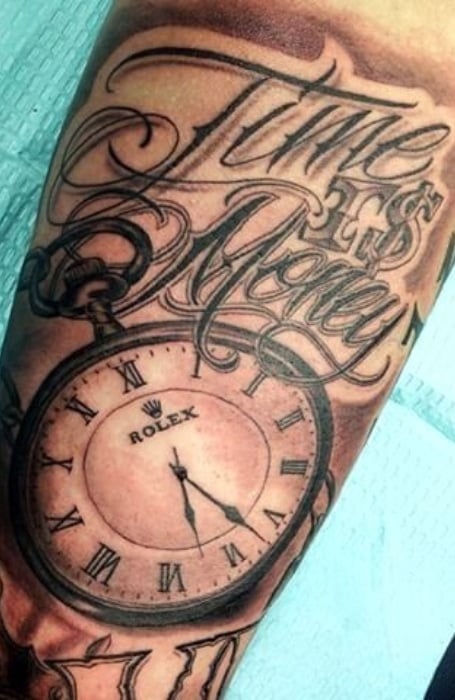 Time Is Money Tattoo