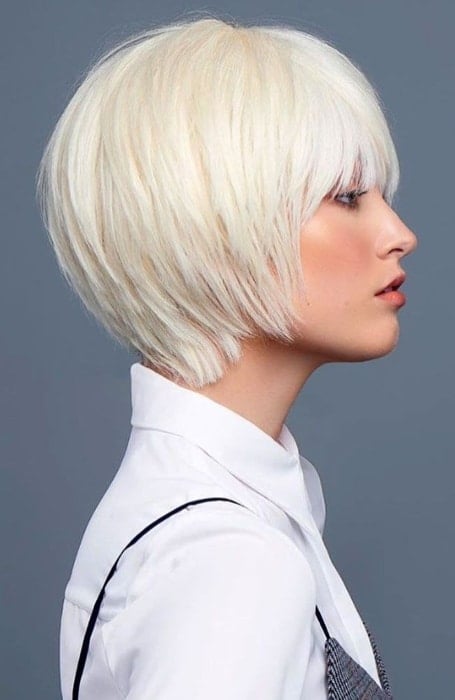 Blonde Pageboy Haircut