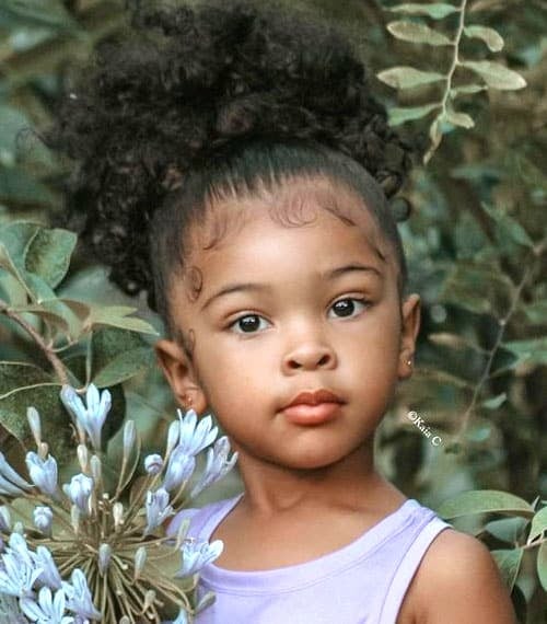 Curly Hair Updo