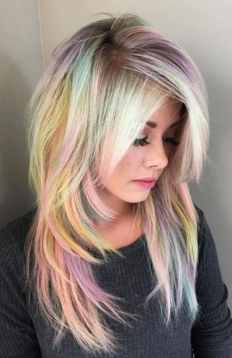 Spread Happiness With Rainbow Colored Hair!