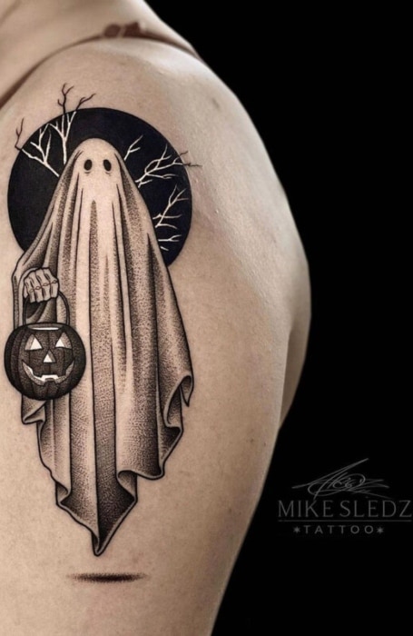 Ghost Tattoo 1