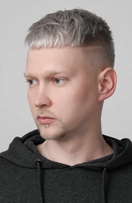 Grey Hair Edgar Haircut