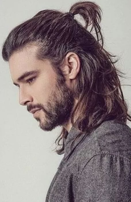 The Sims Resource - NSC Hair For Men - Long Pony Tail