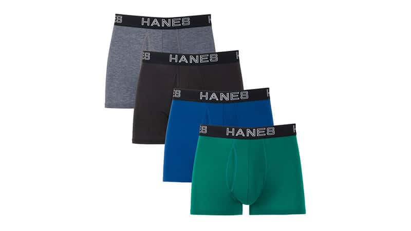 Hanes Ultimate® Comfort Flex Fit® Total Support Pouch® Trunk 4 Pack