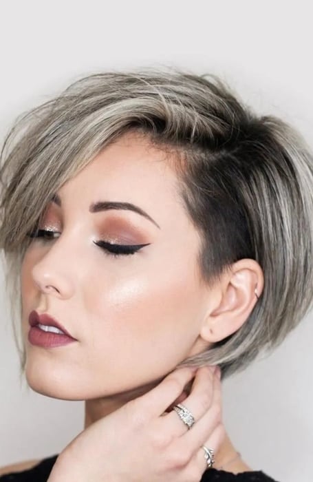 Pageboy Haircut With Undercut