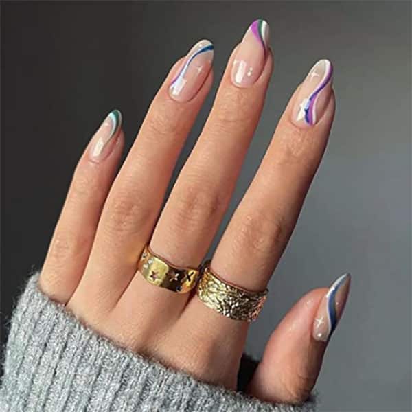 Rounded Acrylic Nails