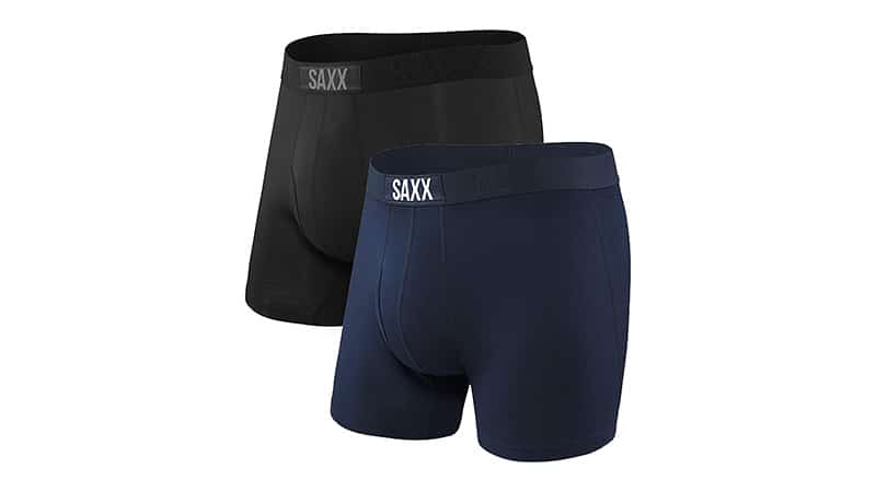 Saxx Men's Underwear Ultra Super Soft Boxer Briefs With Fly And Built In Pouch Support Underwear For Men, Pack Of 2