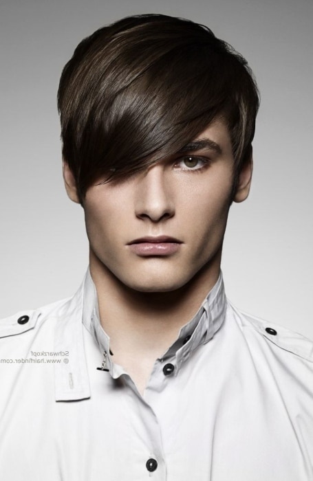 Short Hair With Long Fringe