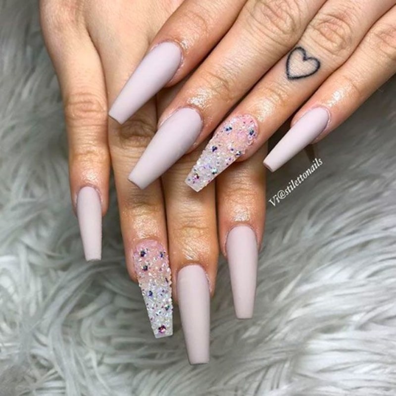 40 Coffin Nail Designs Shape Ideas for 2024 The Trend Spotter