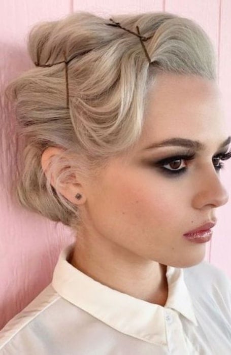 40 Easy Updos for Short Hair in 2023 - The Trend Spotter