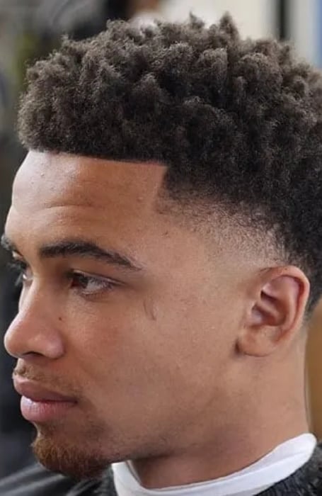 Taper Fade Afro With A Twist