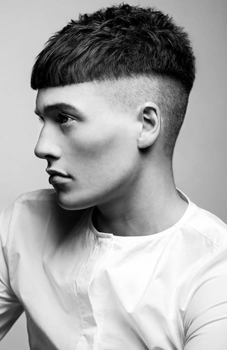 Taper Fade Bowl Cut - short haircuts for men