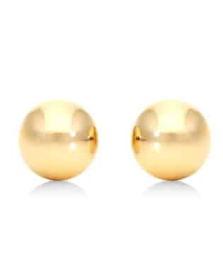 14k Yellow Gold 7mm Ball Stud Earrings