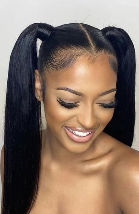 𝐏𝐈𝐍𝐓𝐄𝐑𝐄𝐒𝐓: 𝐓𝐫𝐨𝐩𝐢𝐜_𝐌 🌺 | Hair ponytail styles, Sleek ponytail  hairstyles, Black ponytail hairstyles