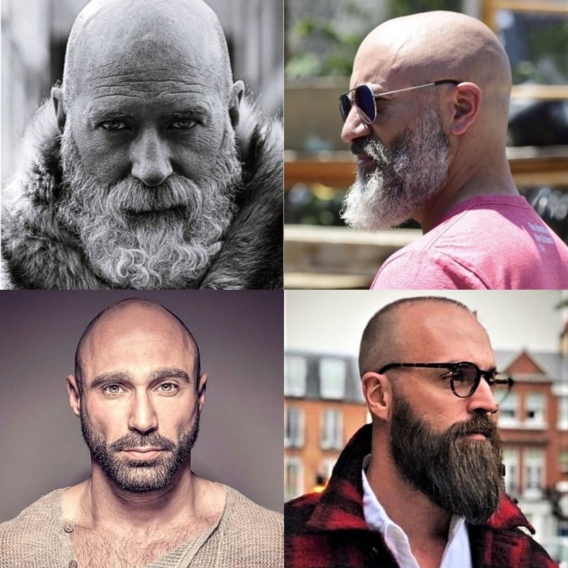 Bald Head And Beard Style