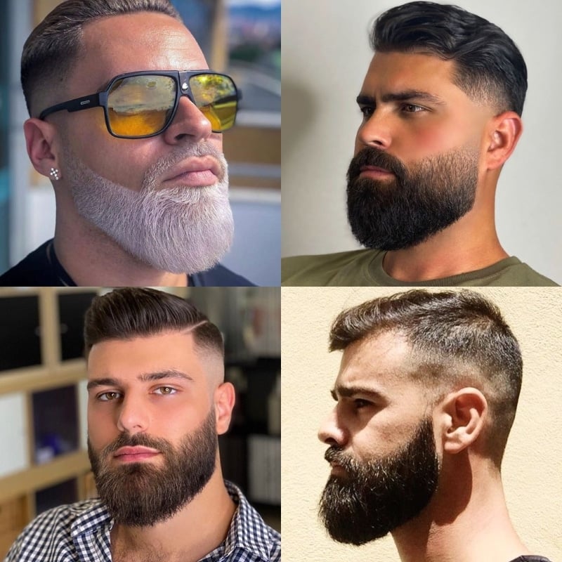 50 Hairstyles For Men With Beards  Masculine Haircut Ideas