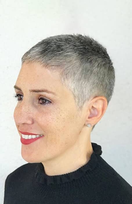 Buzz Cut For Older Women