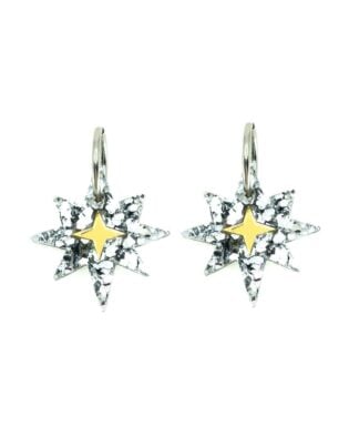 Dash Of Gold Christmas Earrings Star