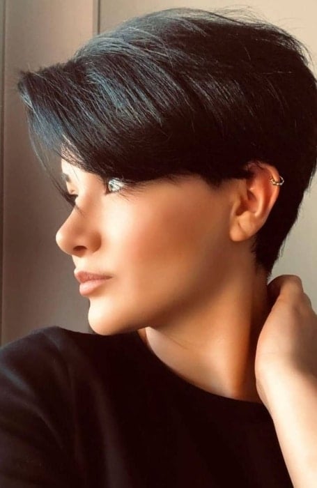 Long Back Short Front Pixie