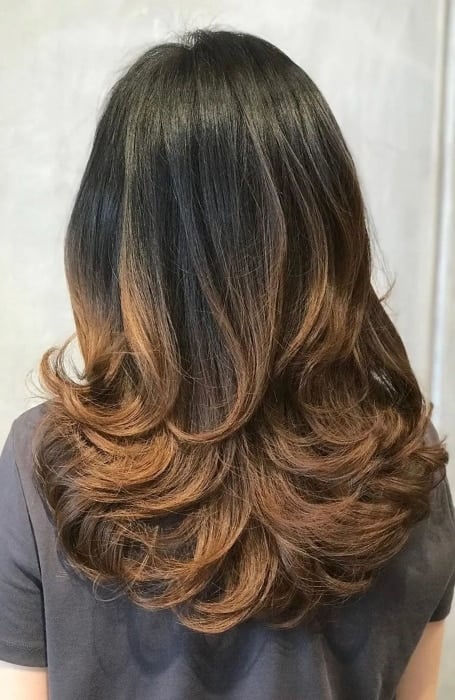 Rounded Layered Hair