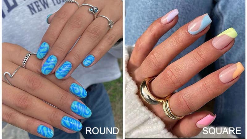 Rounded Vs Square Nails 