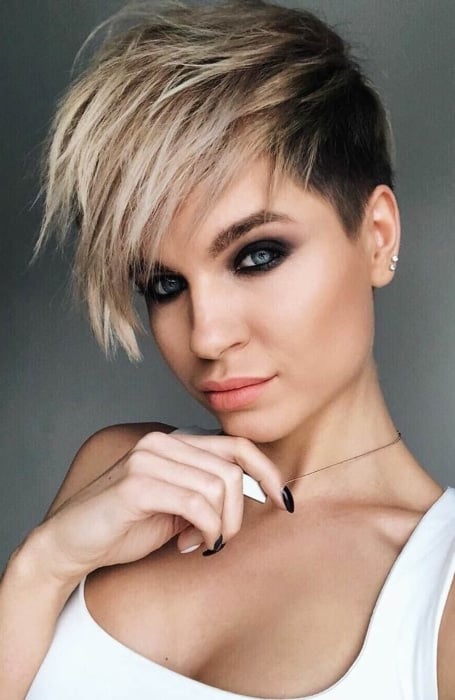 Short Asymmetrical Pixie