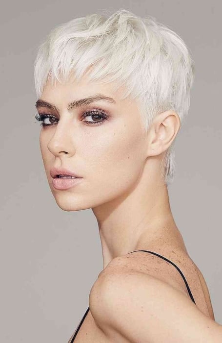 Short Platinum Pixie