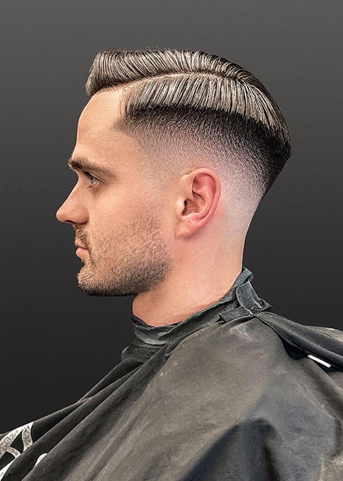 Skin Fade Side Part