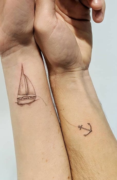 Tiny Matching Tattoo