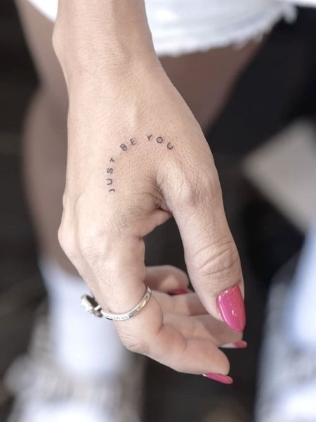 Tiny Meaningful Tattoo
