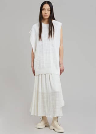 Kami Knit Dress White Dress Another J 872510