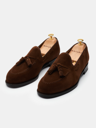 10 03aa4f6e3d Morjas The Tassel Loafer Medium Brown Suede 2 V2 Png Full