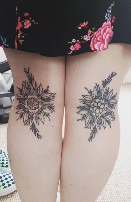 Female Knee Tattoo  Best Tattoo Ideas Gallery