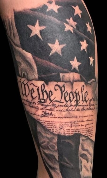 85 Best Patriotic American Flag Tattoos  I Love USA 2019