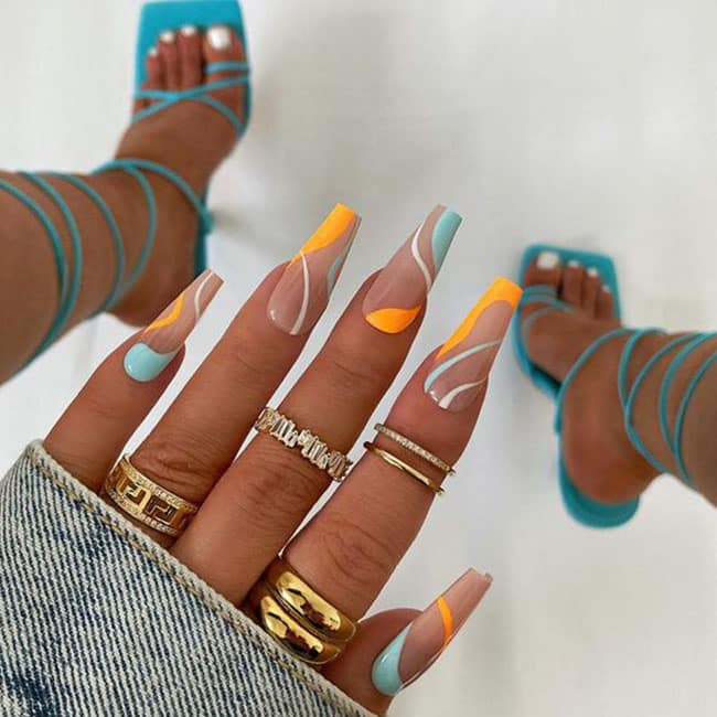 Summer nails coffin deals