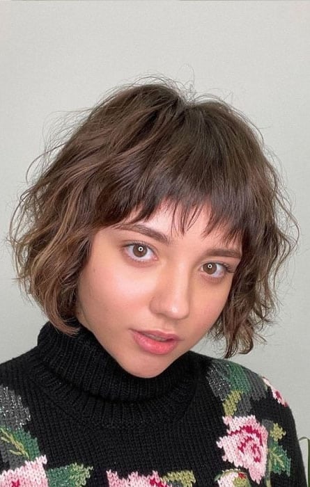 Textured Bangs Peekaboo Bangs Are Trending for 2023  Glamour