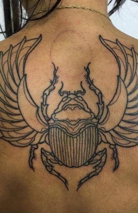 Egyptian Beetle Tattoo (1)