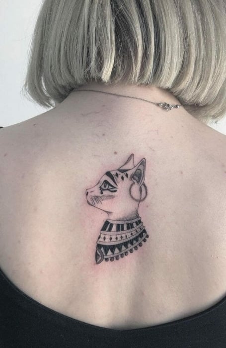 Egyptian Cat Tattoo (3)