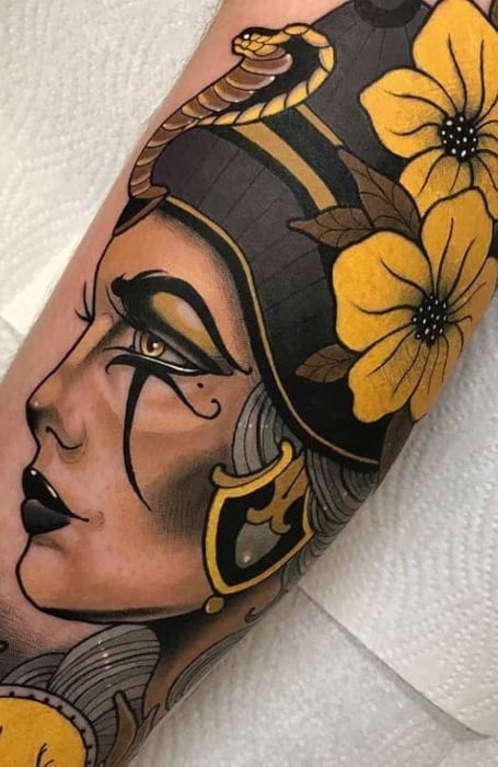 Egyptian Flower Tattoo (1)