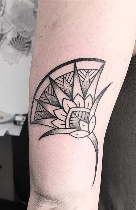 Egyptian Flower Tattoo