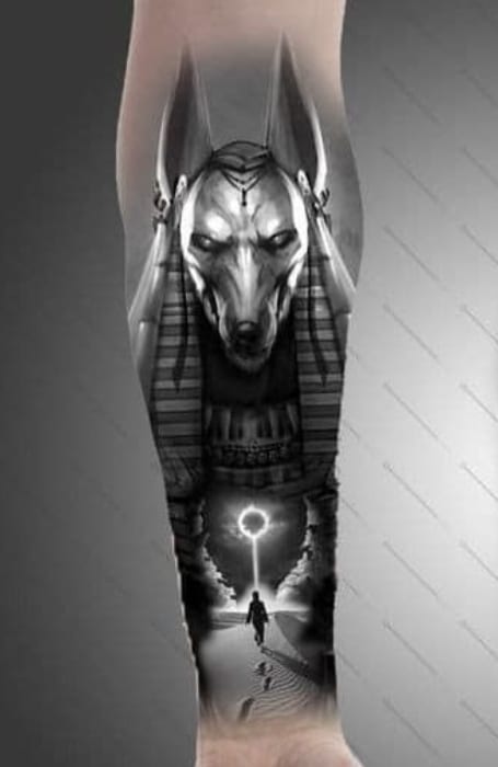 Egyptian God of Death Anubis  Vamp Tattoo Parlour  Facebook