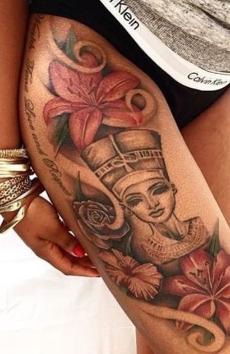 Egyptian Hip Tattoo