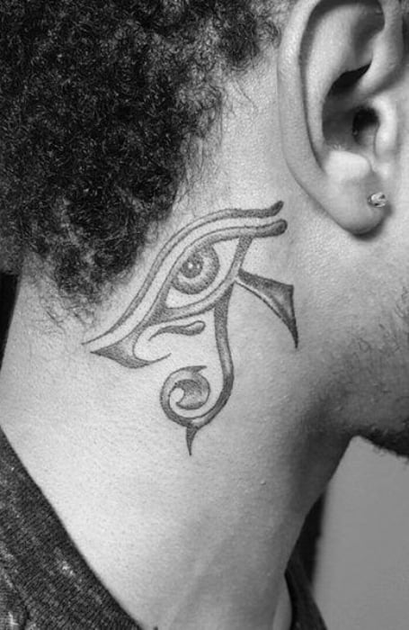 Egyptian Neck Tattoo (1)