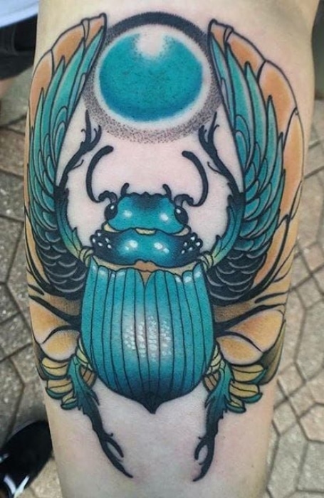 Egyptian Scarab Tattoo (1)