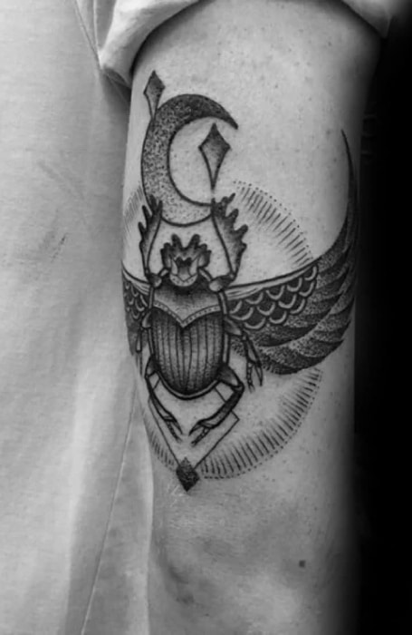 Egyptian Scarab Tattoo