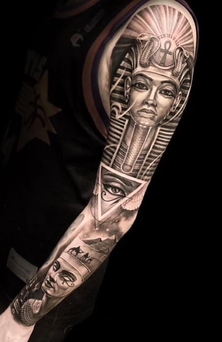 Egyptian Sleeve Tattoo (2)